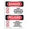 Signmission Safety Sign, OSHA Danger, 24" Height, Aluminum, Paint Storage No Smoking Flames Spanish OS-DS-A-1824-VS-1516 - alternate 1